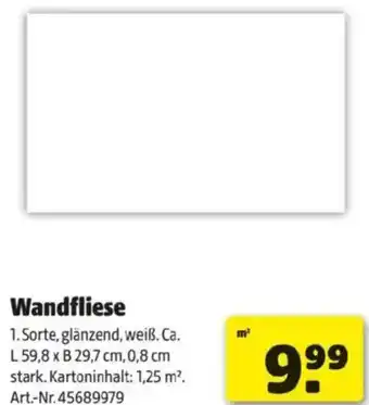 Hagebau Wandfliese Angebot