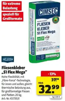 Hagebau Fliesenkleber „s1 flex mega Angebot