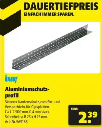 Hagebau Aluminiumschutz- profil Angebot