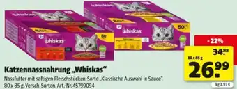 Hagebau Katzennassnahrung,,whiskas Angebot