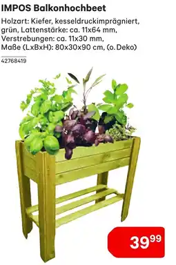 BayWa Impos balkonhochbeet Angebot