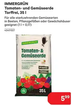 BayWa Immergrün tomaten- und gemüseerde torffrei, 35 i Angebot