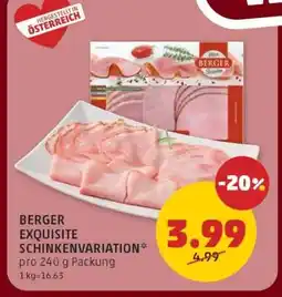 PENNY Berger Exquisite Schinkenvariation Angebot