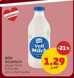 PENNY NÖM VOLLMILCH Angebot