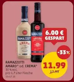 PENNY RAMAZZOTTI AMARO* od. CREMA Angebot