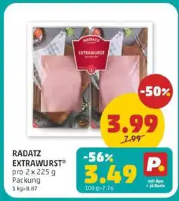 PENNY RADATZ EXTRA WURST Angebot