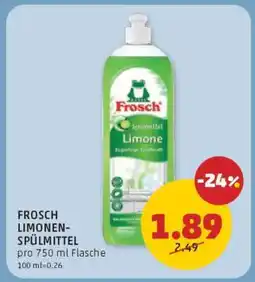 PENNY FROSCH LIMONEN-SPÜLMITTEL Angebot