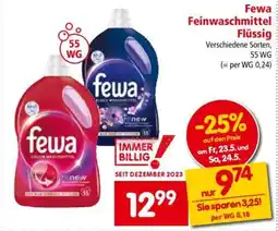 Interspar Fewa Feinwaschmittel Flüssig Angebot