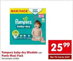 Interspar Pampers baby-dry Windeln oder Pants Maxi Pack Angebot