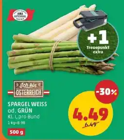 PENNY SPARGEL WEISS od. GRÜN Angebot