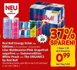 Interspar Red Bull Energy Drink oder Editions Angebot