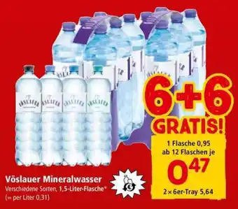 Interspar Vöslauer Mineralwasser Angebot