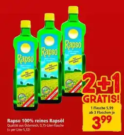 Interspar Rapso 100% reines Rapsöl Angebot