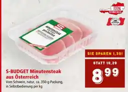 Interspar S-BUDGET Minutensteak aus Österreich Angebot