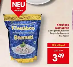 Interspar Khushboo Basmatireis Angebot