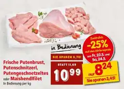 Interspar Frische Putenbrust, Putenschnitzerl, Putengeschnetzeltes oder Maishendlfilet Angebot