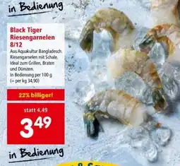 Interspar Black Tiger Riesengarnelen 8/12 Angebot