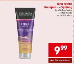 Interspar John Frieda Shampoo oder Spülung Angebot