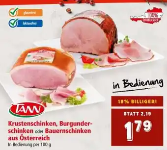Interspar Krustenschinken, Burgunderschinken oder Bauernschinken aus Österreich Angebot