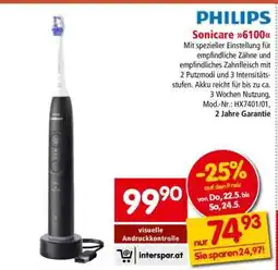 Interspar Philips Sonicare 6100 Angebot