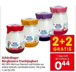 Interspar Schärdinger Bergbauern Fruchtjoghurt Angebot