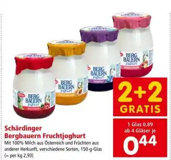 Interspar Schärdinger Bergbauern Fruchtjoghurt Angebot