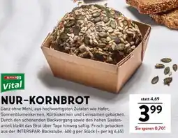 Interspar NUR-KORNBROT Angebot