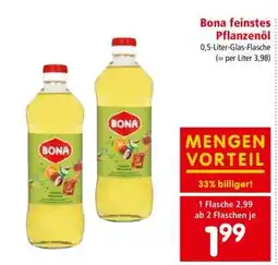 Interspar Bona feinstes Pflanzenöl Angebot