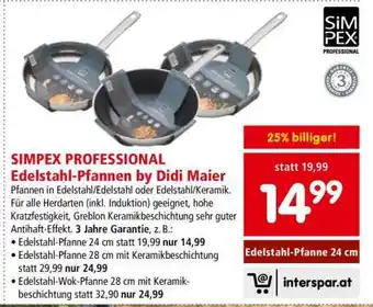 Interspar Edelstahl-Pfanne 24 cm Angebot
