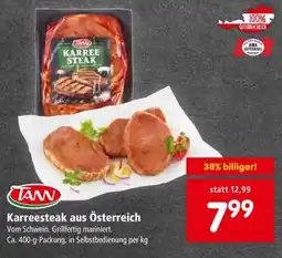 Interspar Karreesteak aus Österreich Angebot