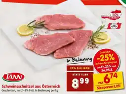 Interspar Schweinsschnitzel aus Österreich Angebot