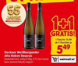 Interspar Dockner Weißburgunder Alte Reben Reserve Angebot