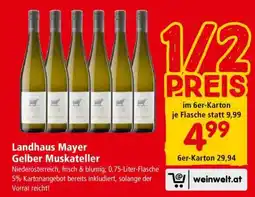 Interspar Landhaus Mayer Gelber Muskateller Angebot