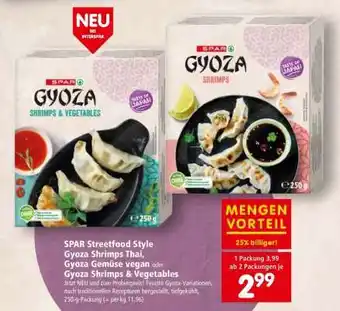 Interspar SPAR Gyoza Shrimps & Vegetables Angebot