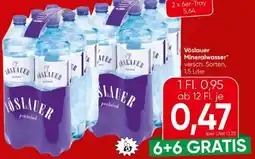 Spar Vöslauer Mineralwasser Angebot