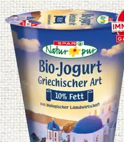 Spar Spar Natur pur Bio-Jogurt Griechischer Art Angebot