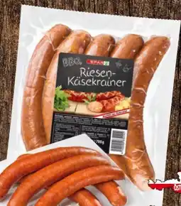 Spar Spar Riesen Käsekrainer BBQ Angebot