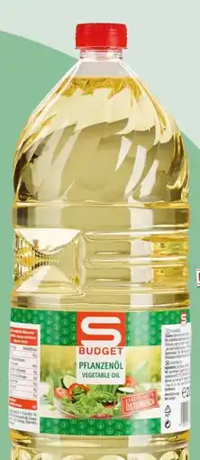 Spar S Budget Pflanzenöl Angebot
