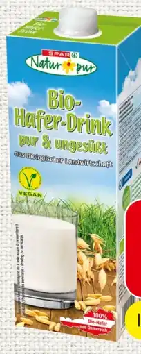 Spar Spar Natur pur Bio-Haferdrink Angebot