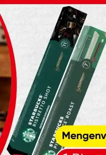 Spar Starbucks Nespresso-Kompatible Kapseln Angebot
