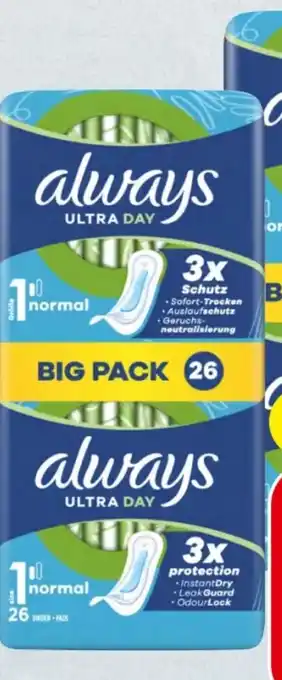 Spar Always Ultra Binden Angebot