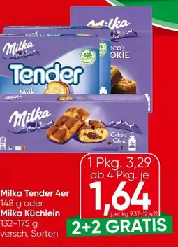 Spar Milka Tender Milch Angebot