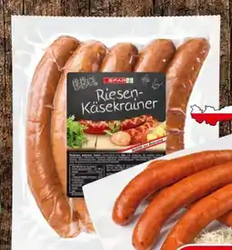 Eurospar Spar Riesen Käsekrainer BBQ Angebot
