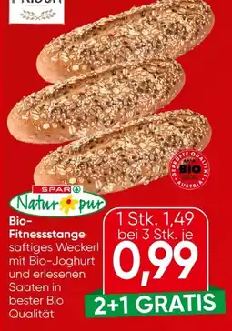 Eurospar Spar Natur pur Bio Fitnessstange Angebot