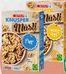Spar Spar Knuspermüsli Angebot