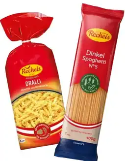 Eurospar Recheis Goldmarke Teigwaren Angebot