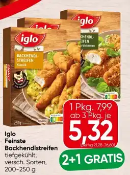 Spar Iglo Backhendlstreifen Angebot
