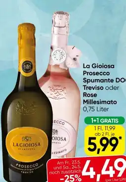 Eurospar La Gioiosa Prosecco Spumante Treviso Angebot