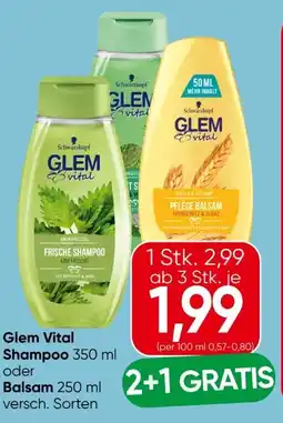 Eurospar Schwarzkopf Glem Vital Shampoo Angebot