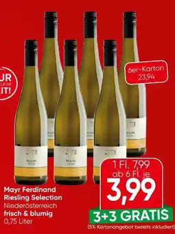 Eurospar Ferdinand Mayr Riesling Selection Angebot
